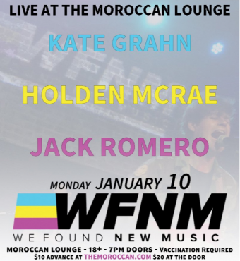 Kate Grahn, Holden McRae & Jack Romero | Tickets