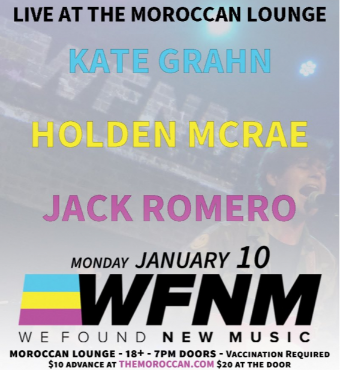 Kate Grahn, Holden Mcrae & Jack Romero | Tickets 