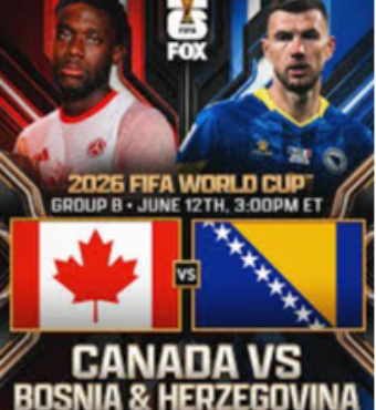FIFA World Cup 26: Group B: Canada vs. Bosnia-Herzegovina - Match 03 | Tix 